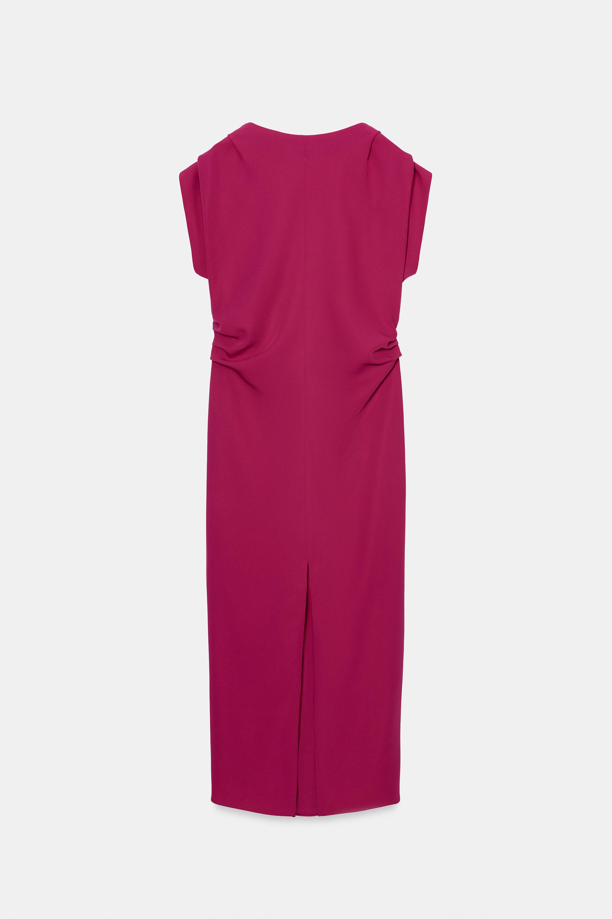 ROBE MI-LONGUE PLISSÉE